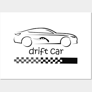 Drift Car Posters and Art